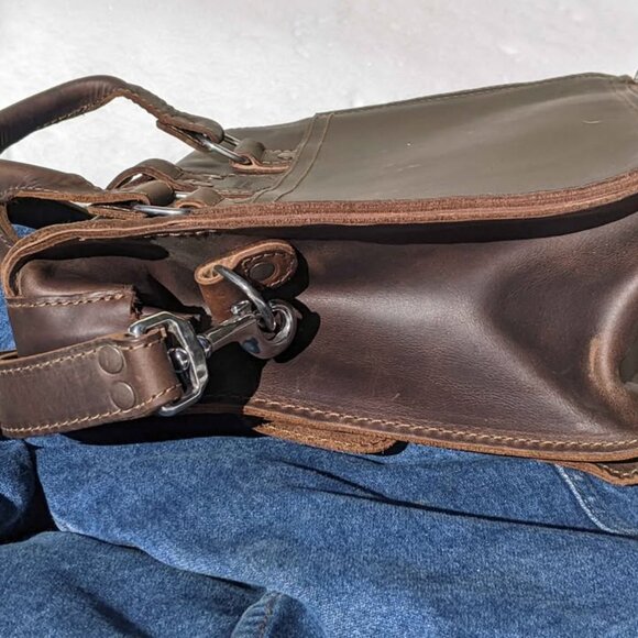 SBL Saddleback Leather, Flight Bag Leather Briefcase - Picture 7 of 8